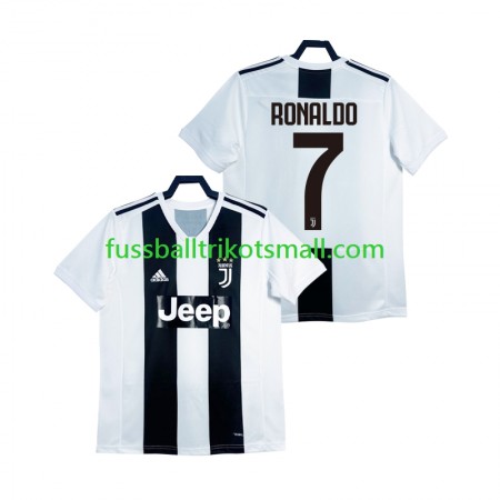 Fußballtrikots Juventus Cristiano Ronaldo Retro 2018 2019 Kurzarm Heimtrikotsatz kaufen